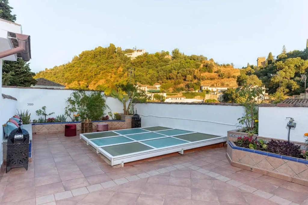Morayma House Terrace with views to Alhambra