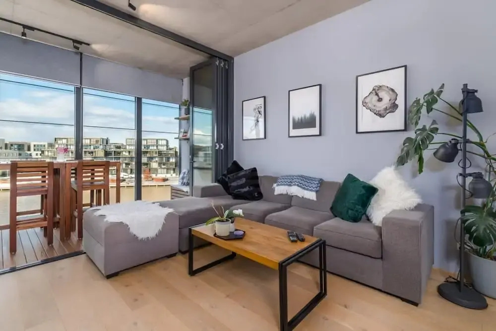 Stunning 1BR Apartment With Water Views