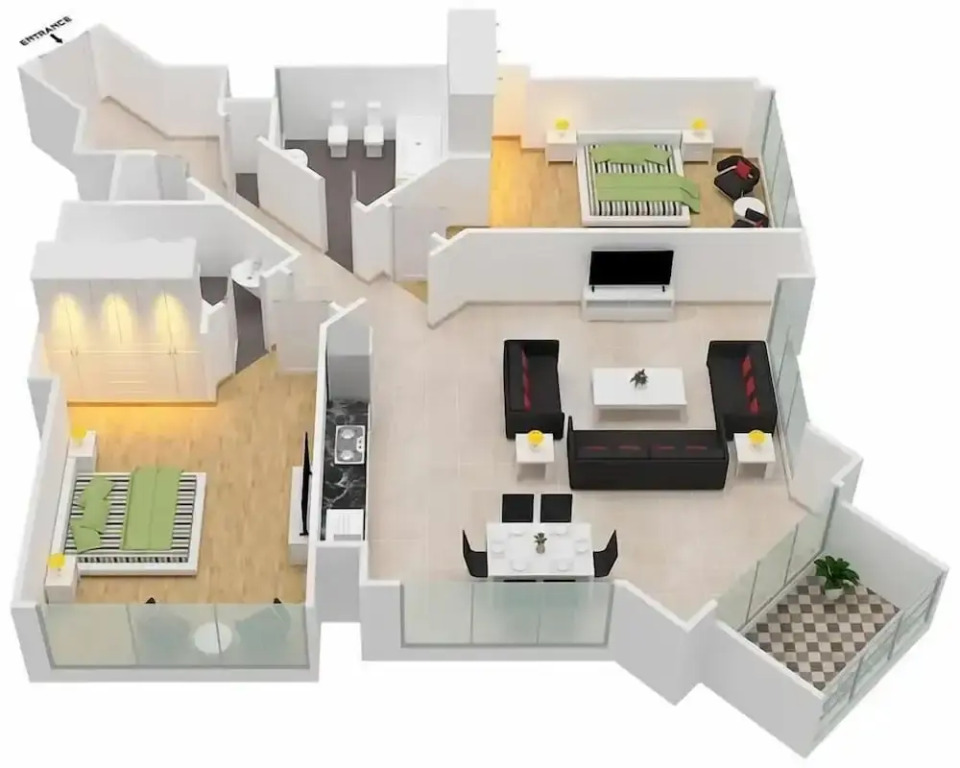 LUX The Dubai Marina View Suite