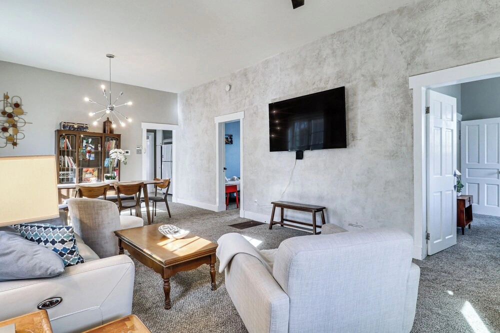Deck & Home Office: Walkable Albuquerque Home