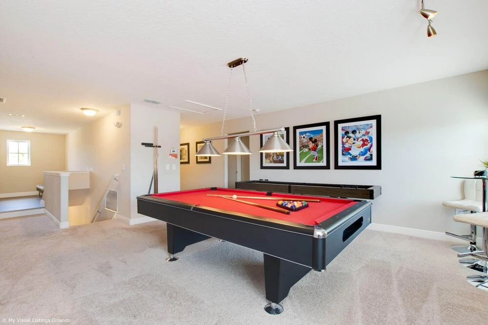 Tropical Luxury Near Disney! Professionally Decorated With Huge Pool, Game Room. 6bd/ 4.5ba #6st129