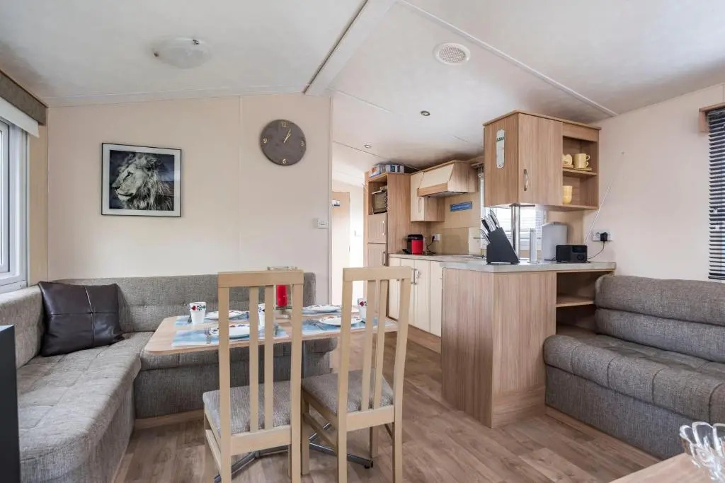 Chalet it Pompebled met wasmachine en droger en zwembad op camping