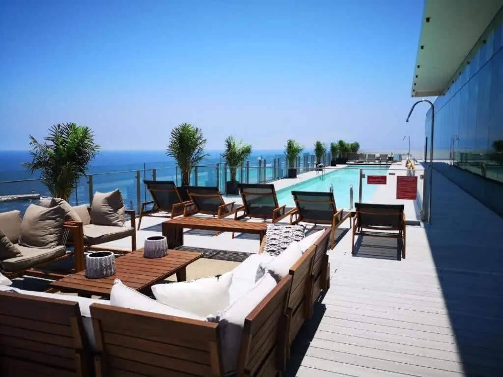 PRECIOSO depto Nuevo 1D1B con Terraza vista al Mar Servicio HOM