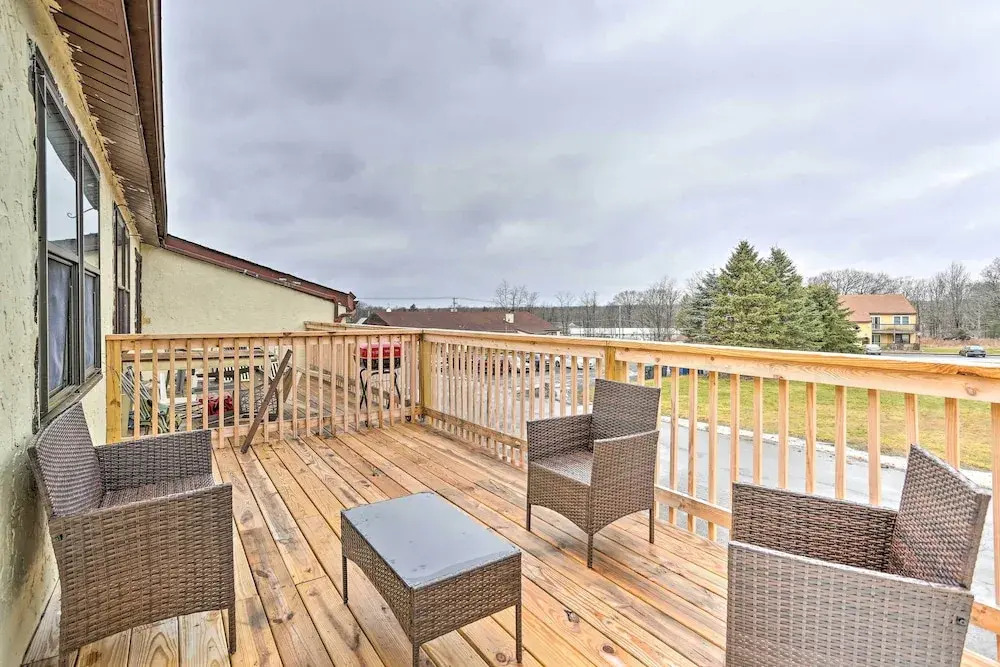 Inviting Poconos Getaway w/ Deck: Ski & Hike!