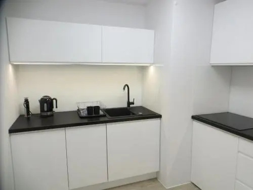 Poznan Black Red apartment