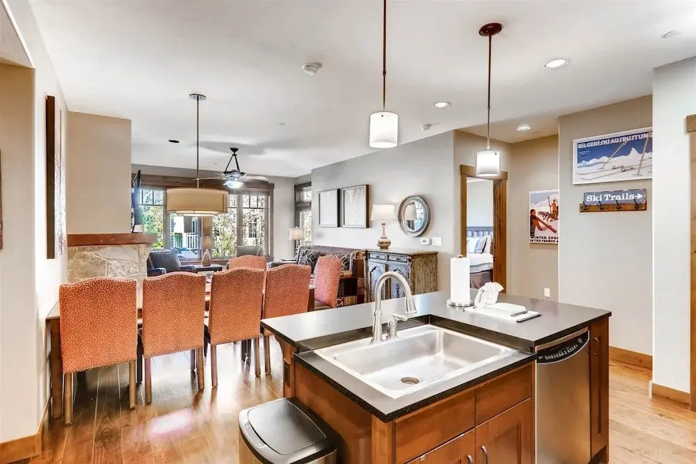 Luxury 3 Bedroom Breckenridge Vacation Rental with Mountain Views Steps from Historic Main Street