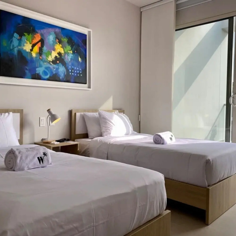 w Cozy 2BR w Balcony n AC in Cartagena