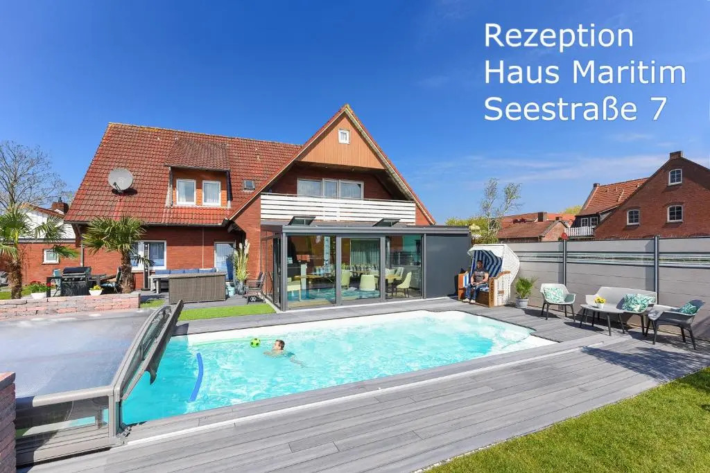 Haus zur Möwe - Poolnutzung - Garten - Tischtennis