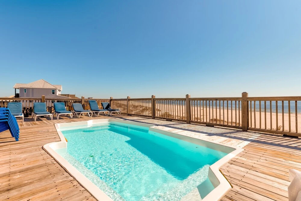 Island Time Iv - Pet Friendly! Private Heated Gulf Facing Pool - Covered Porches And Sundecks - This Amazing Home Has It All! 5 Bedroom Home by RedAwning