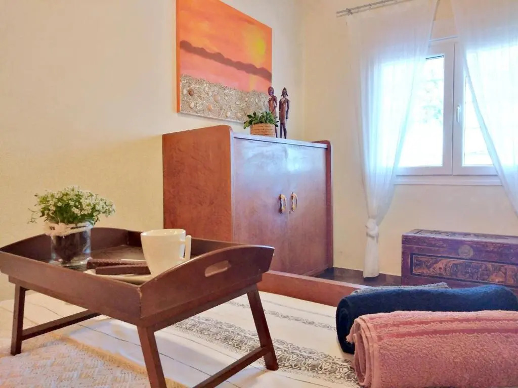 2 bedrooms house with sea view enclosed garden and wifi at Potidee