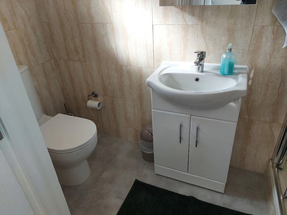 Family room with private bathroom