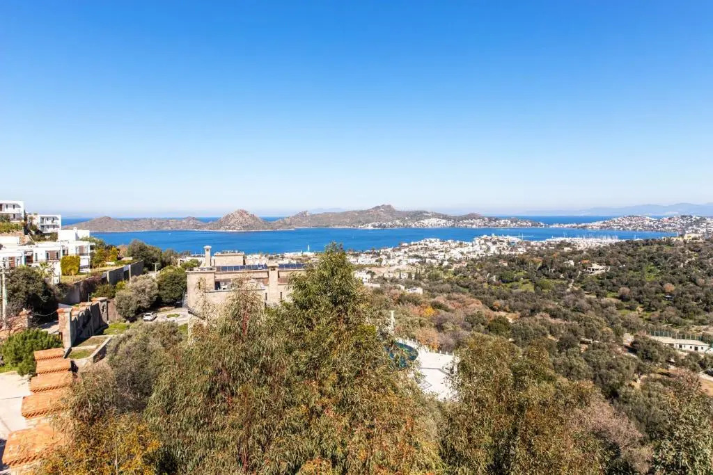 House with Sea and Mountain View in Yalikavak