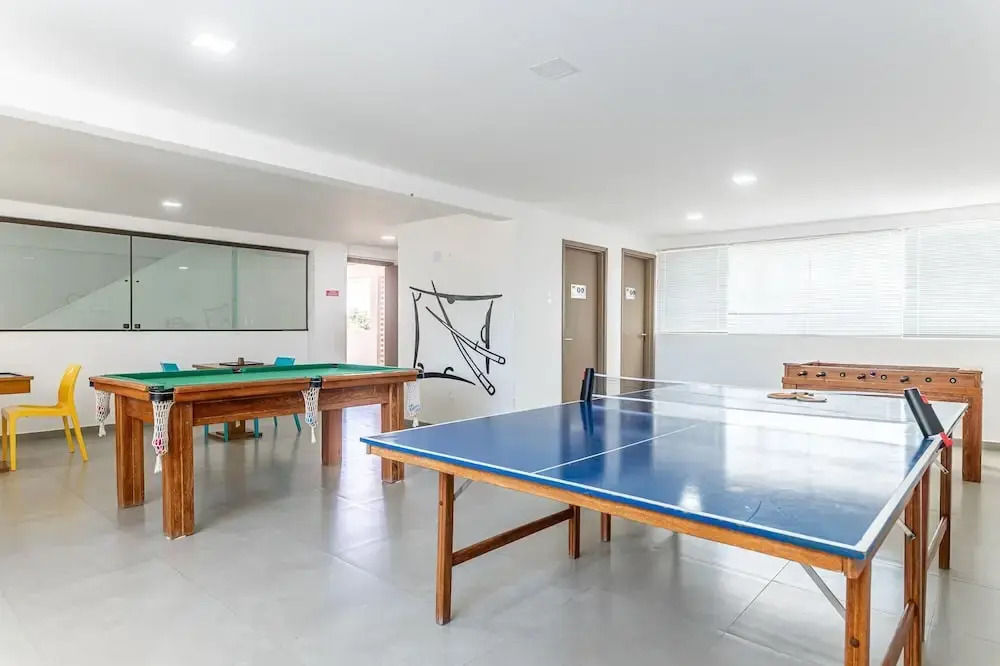 Flat beira mar-Com Churrasq-SH133