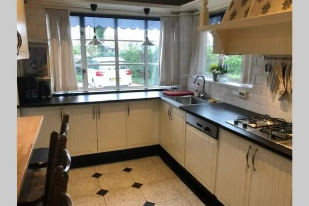 Vrijstaande rietgedekte villa nabij uitvalswegen