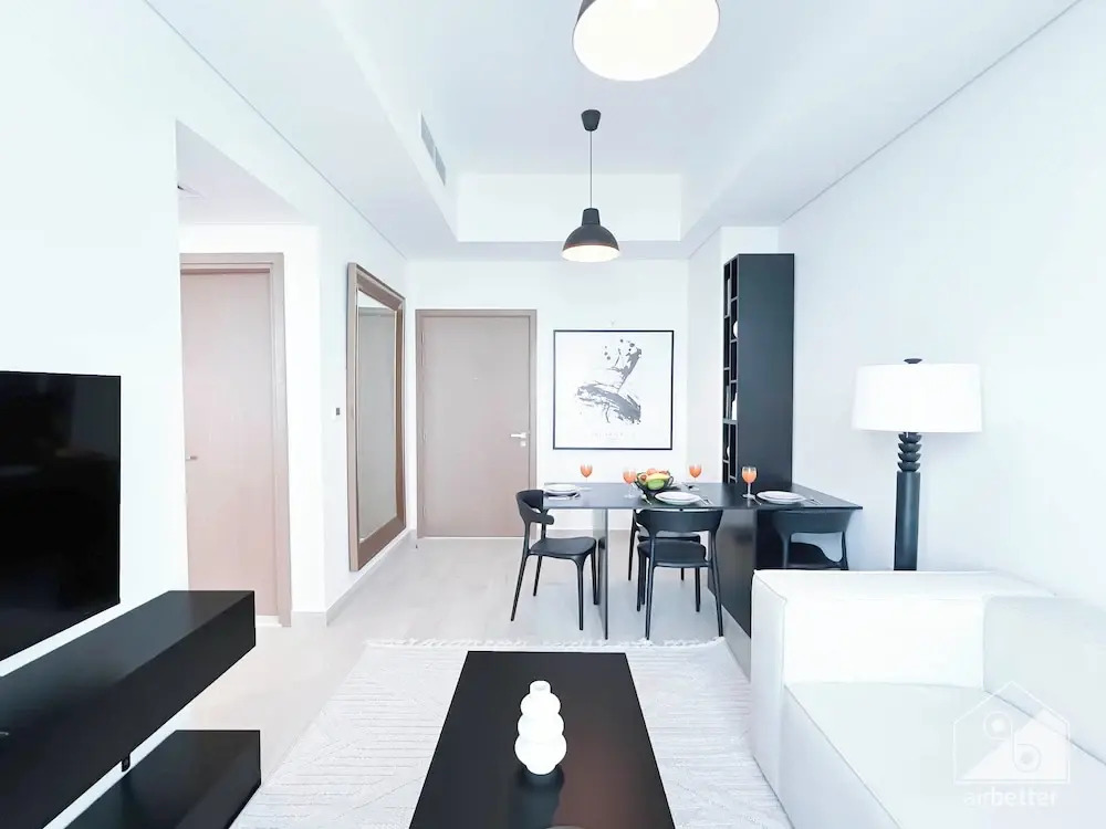 Cozy 1BR With Balcony & Views in Azizi Fawad