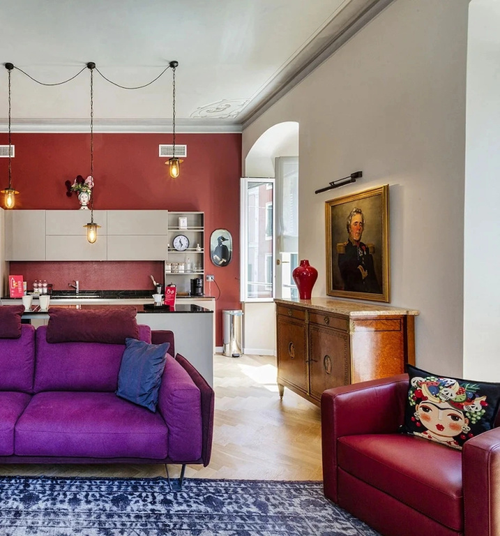 Stylish and Colorful Apartment by Wonderful Italy