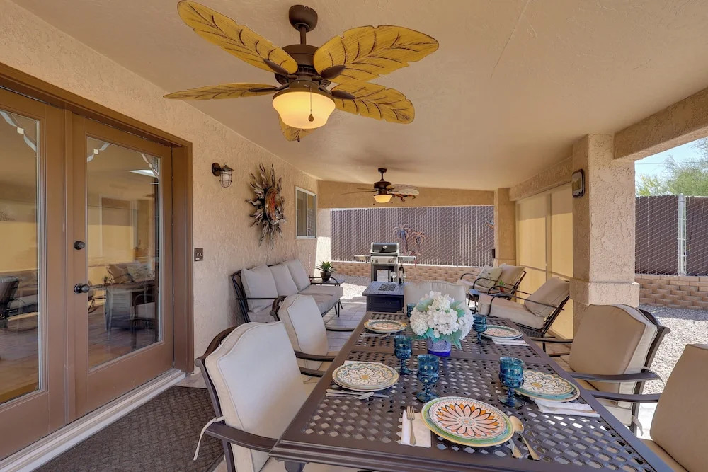 Furnished Patio, Grill & Views: Lake Havasu Home