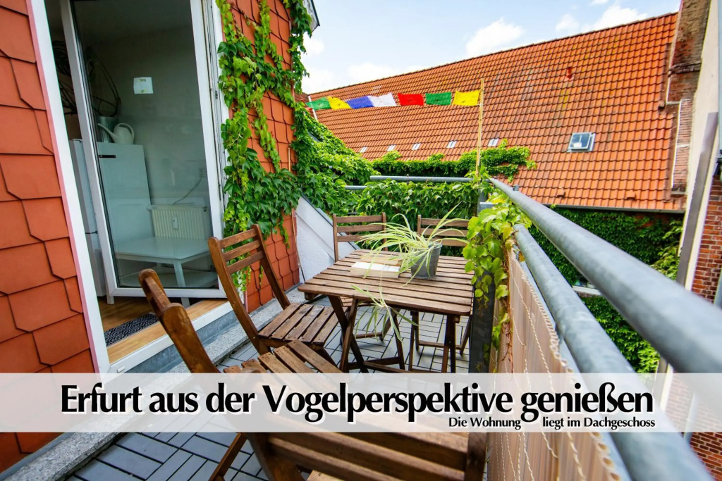 Schickes 80m2 Maisonette-Loft in zentraler Lage Erfurts mit Balkon