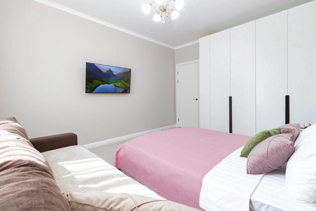 Квартира Стильная 1 комн. Roze suite в центре столицы