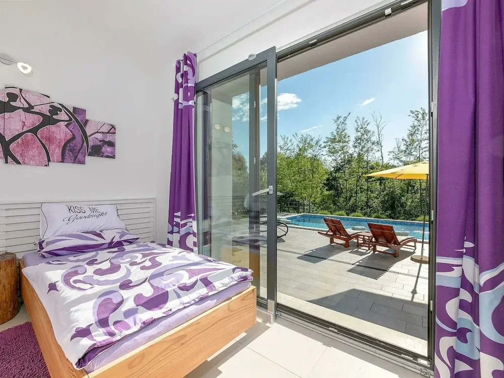Beautiful Villa With Large Garden, Playground, Swimming Pool, in Green Surroundings at Labin