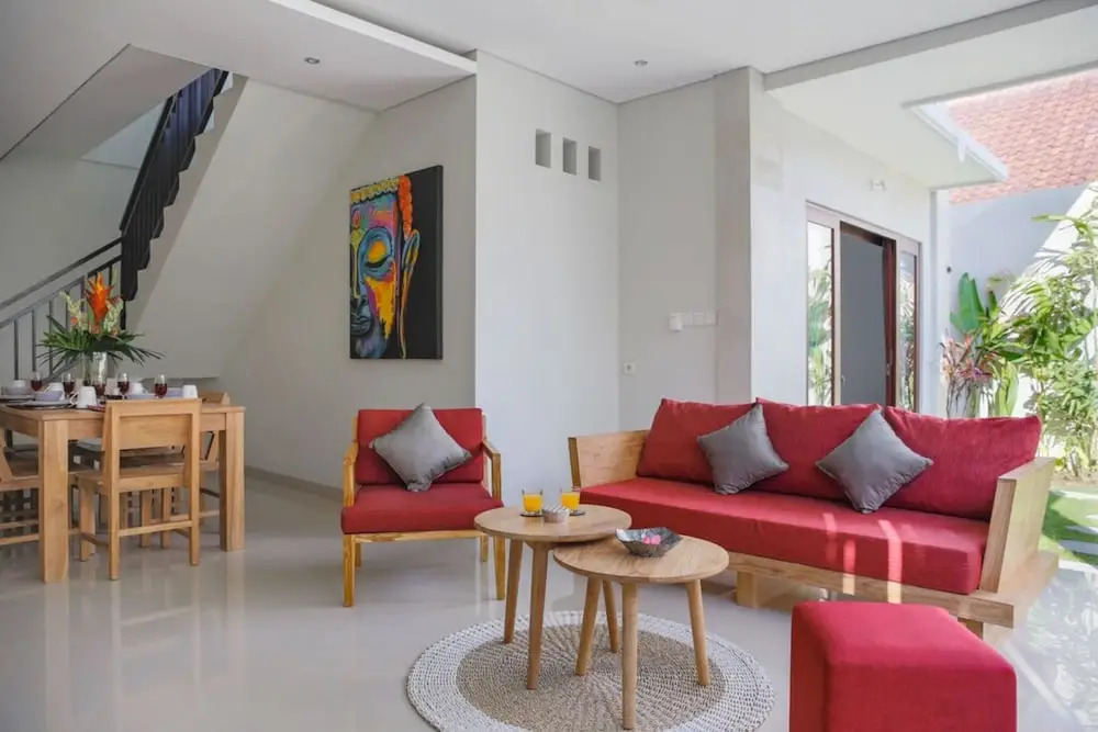 Villa 66, 5 min walk to Double 6 beach