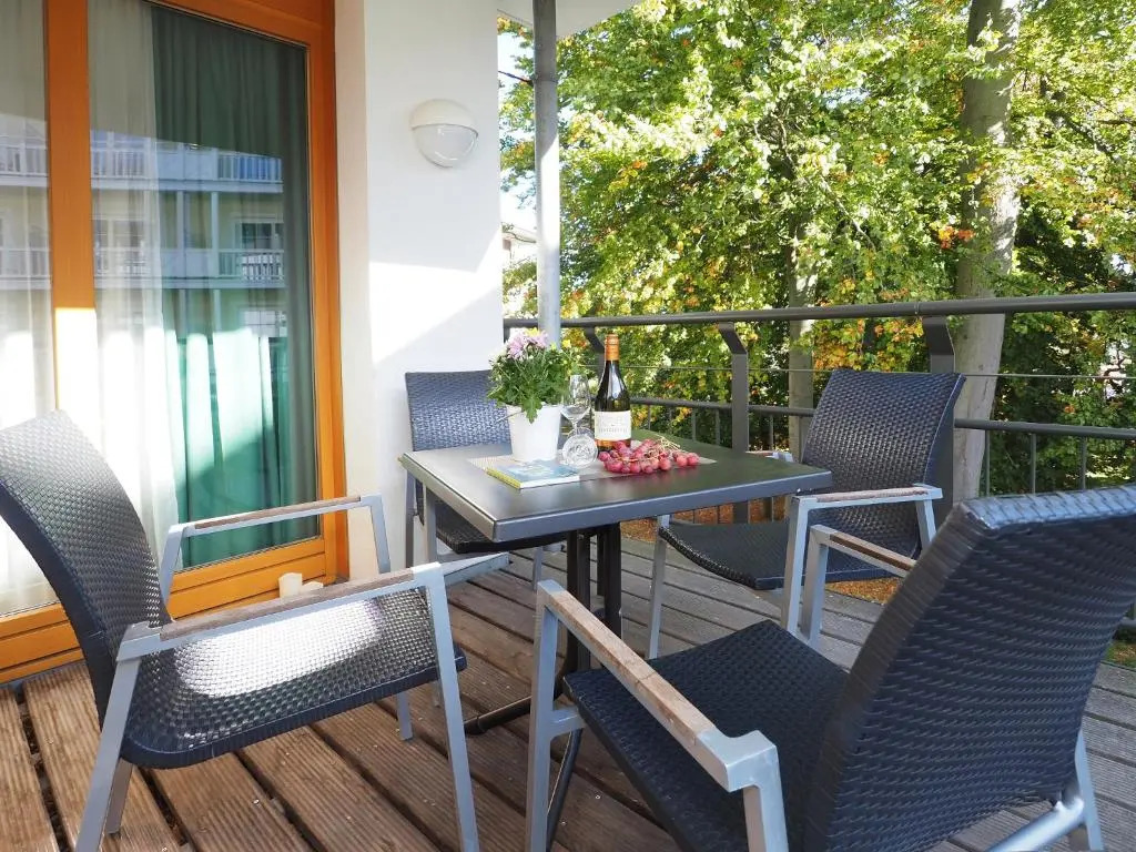 Kaiservillen Heringsdorf - Appartement mit 1 Schlafzimmer und Balkon D112