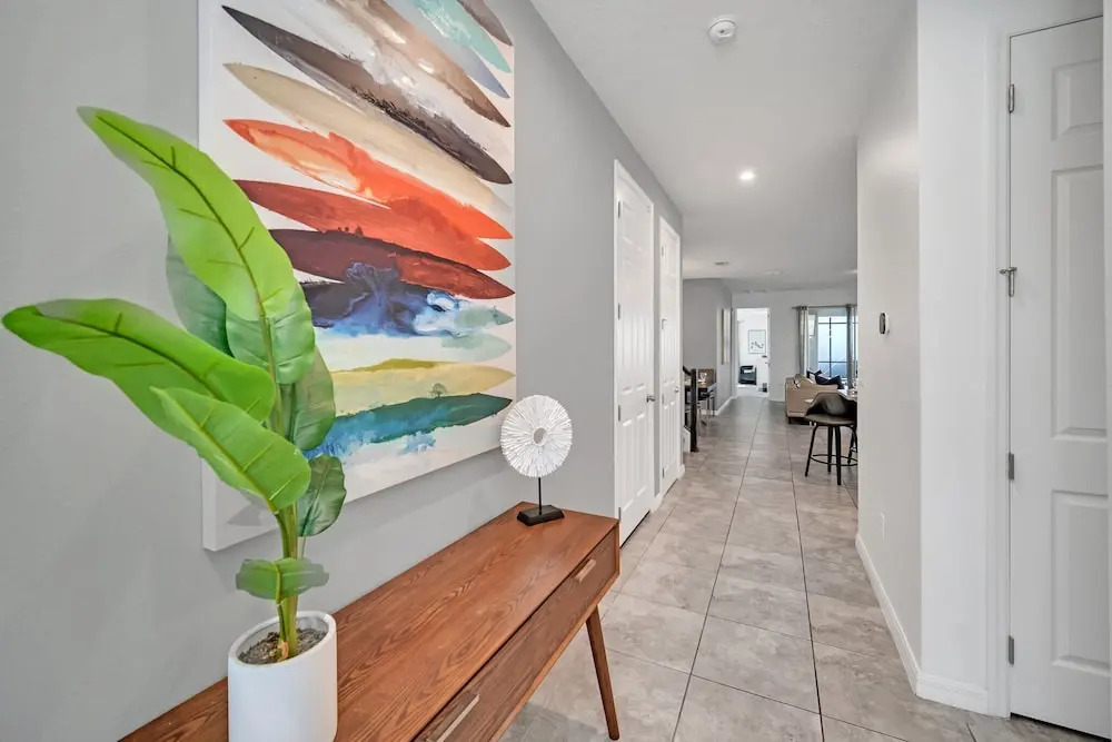 Modern Decor With Themed Rooms, With Retro Game Room and Huge Pool in Upscale Resort! #6s820