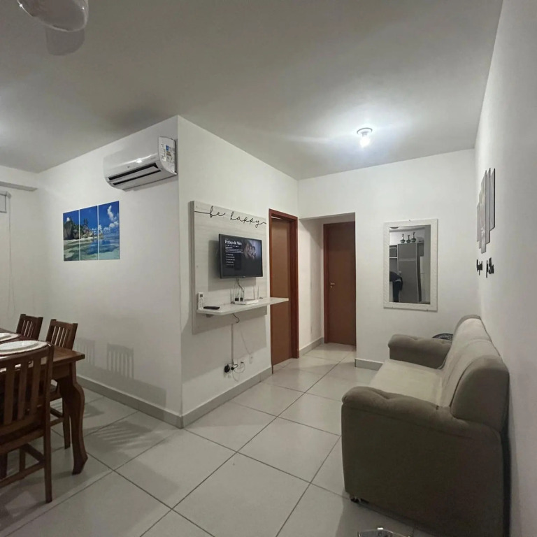 Jardim das Palmeiras II Home Resort JP2 Ubatuba - Apartamento com 2 Dorms, 1 Suíte, Condomínio com Piscinas, Sauna, Churrasqueira, Academia e Salão de Jogos