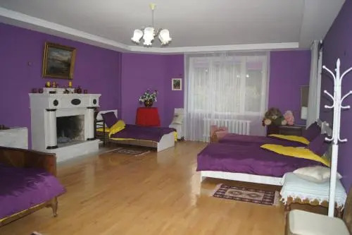 peaceful yellow hostel with garden