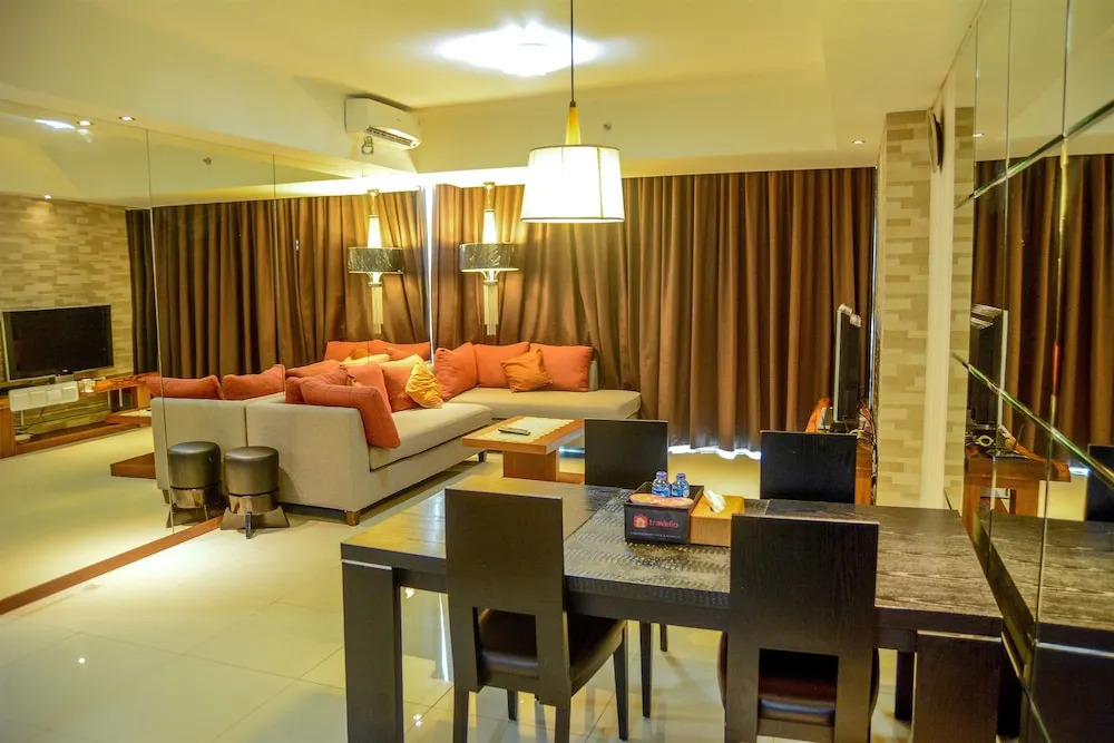 Cozy Pool View Kemang Village Residence Apartment with Direct Access To Mall