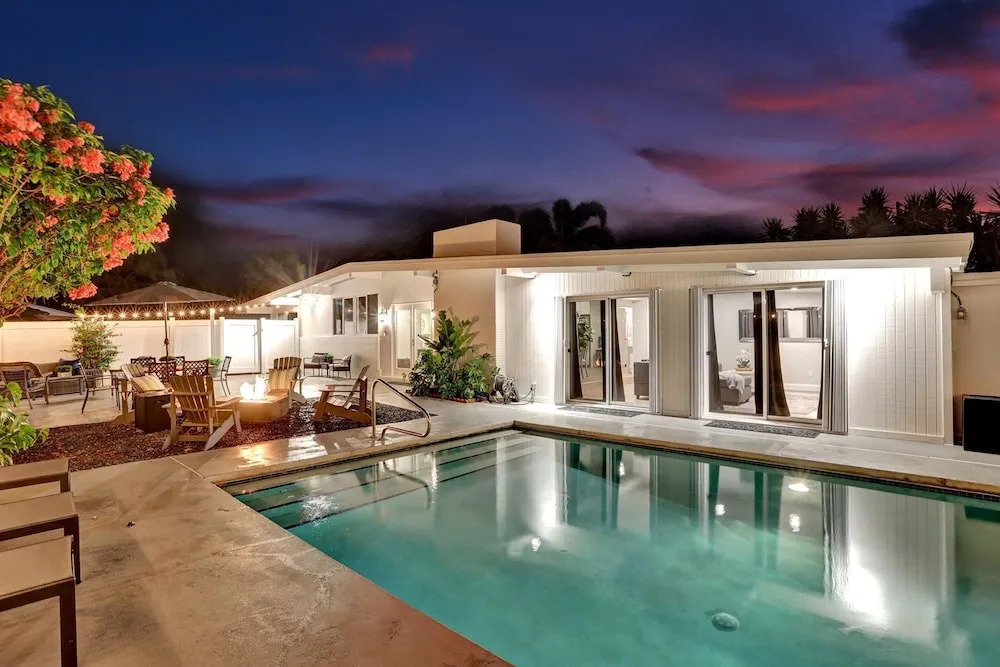 Renovated home wheated pool BBQ
