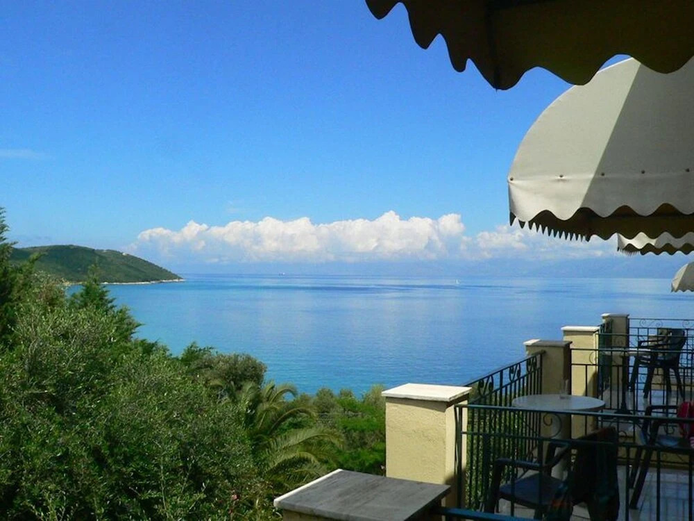 Apraos Bay Hotel In Kalamaki Beach, a nice view over the whole Apraos Bay