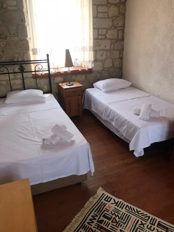 Stonehouse with Backyard and Fireplace in Alacati