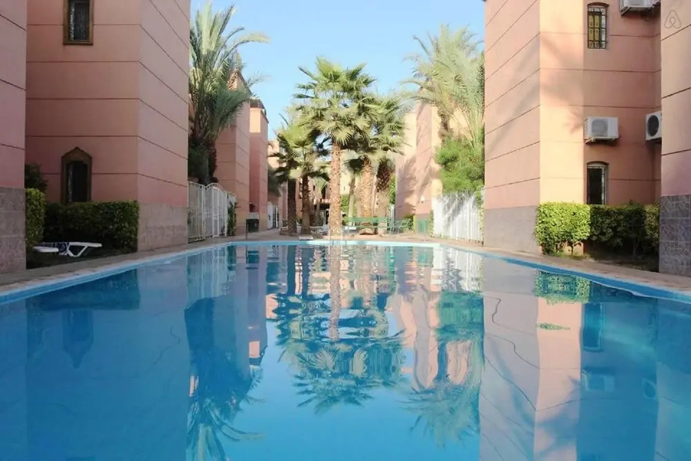 Apartment with 3 Bedrooms in Annakhil, Marrakech, with Shared Pool