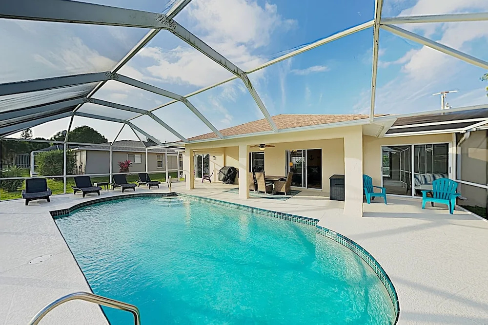 New Listing! Canal-front Getaway W/ Private Pool 3 Bedroom Home