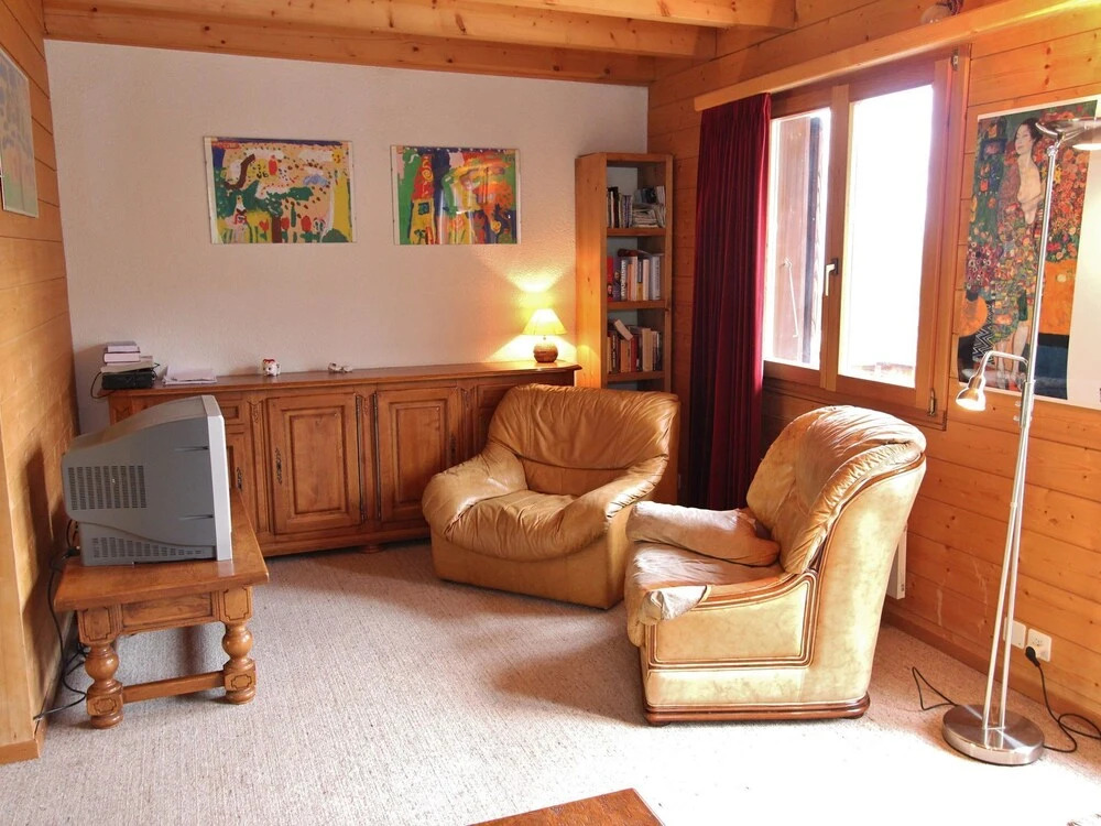 Well Equipped Valais Chalet With Fireplace and Three Floors