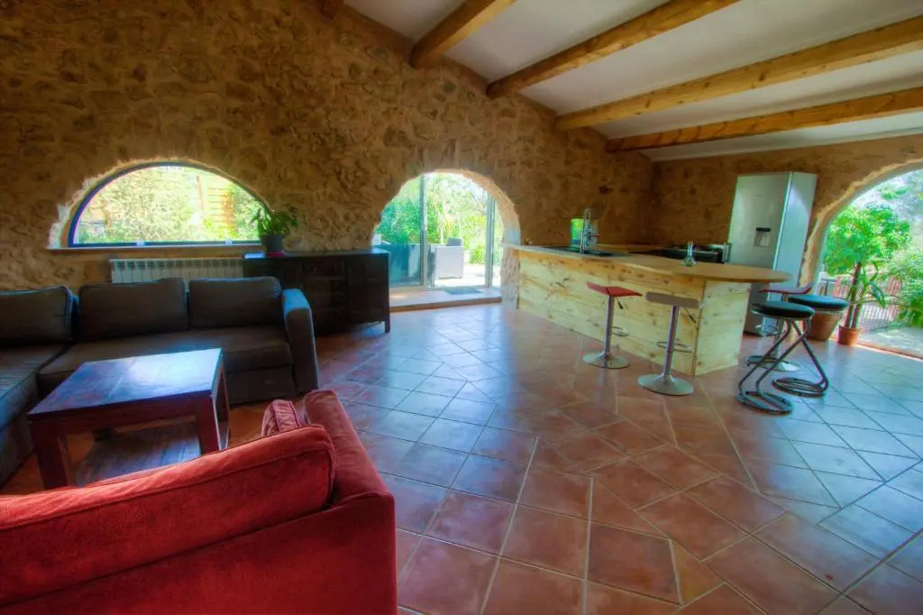 La Bergerie du Chateau de Fitou face à la mer, vue unique, piscine, wifi