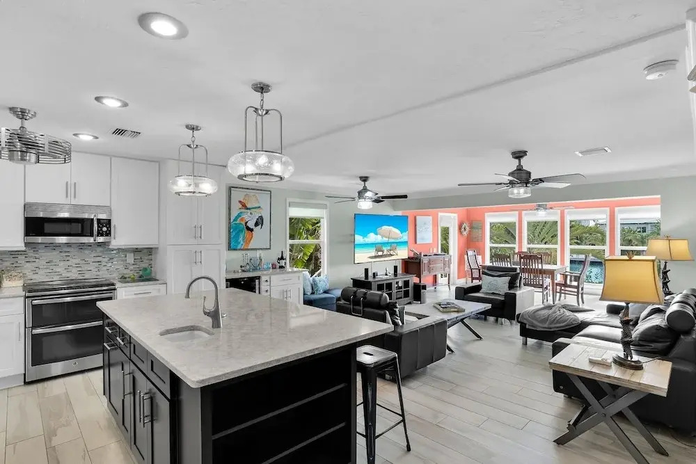 Coming Soon! Rest-a-shore Waterfront Home, New Private Pool 2 Bedroom Home by RedAwning