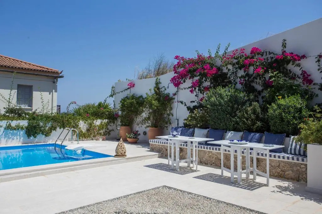 Villa with 5 bedrooms in Spetses with wonderful sea view private pool enclosed garden 900 m from the beach