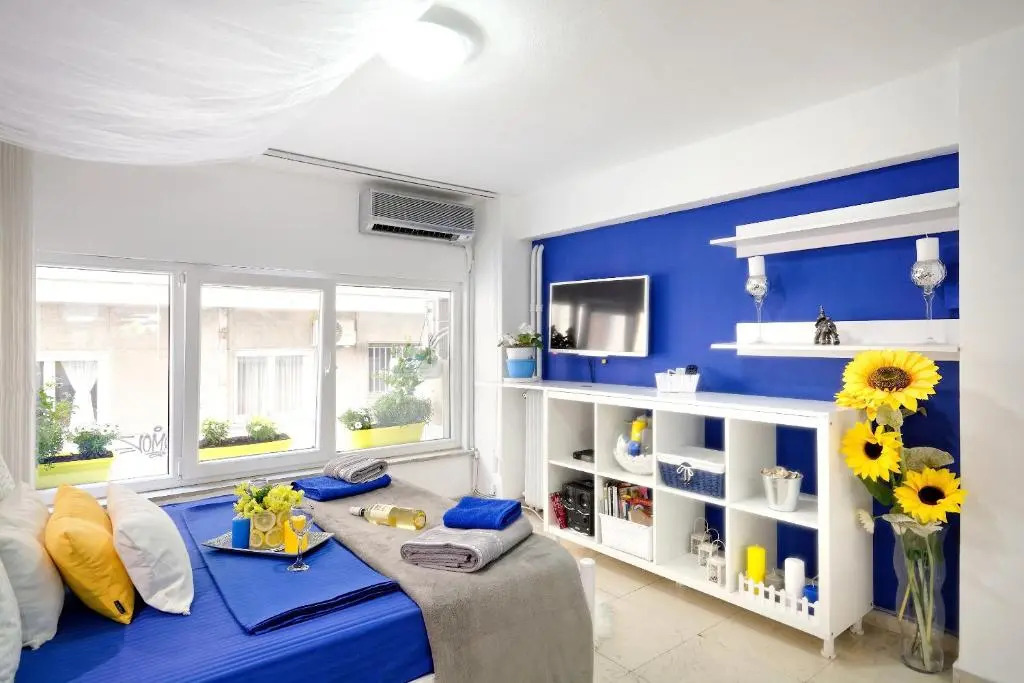 Santorini Style in Athens, Greece