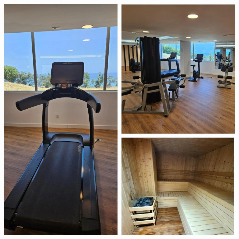 Luxury beachfront apartment with pool, sauna, fitness and gym in province Malaga, Andalusia