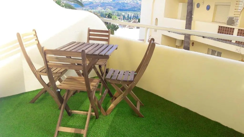 Apartment with one bedroom in Las Lagunas de Mijas with shared pool furnished terrace and WiFi 7 km from the beach