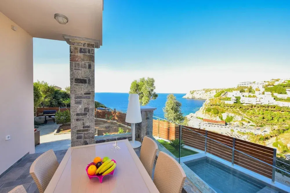 Sea Front Panorama Villa Private Pool