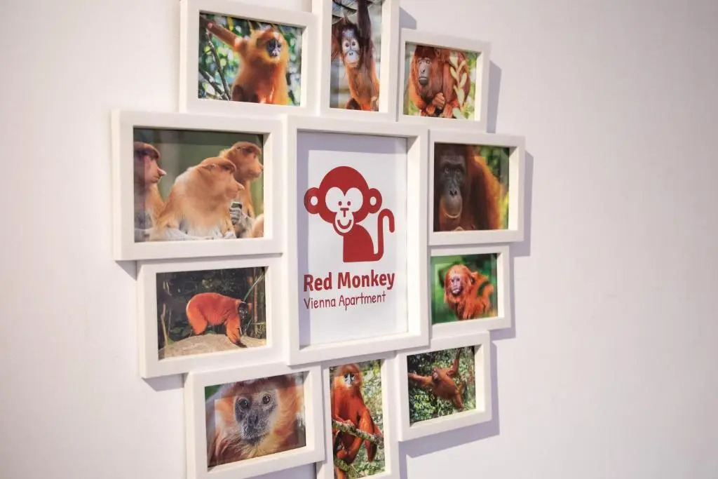 Red Monkey Vienna Apartment by ichbucheAT