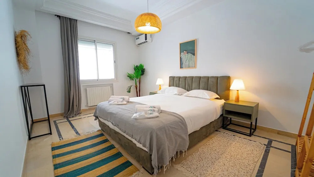 Havre de Paix Apt en Plein Centre de la Marsa