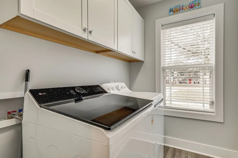 Deck & Games! Pet-friendly Oak Island Home