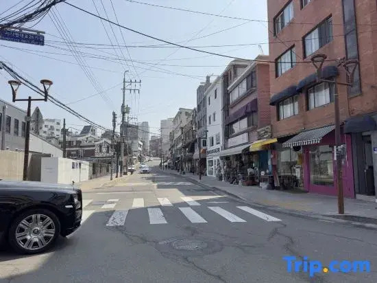 Where Past Meets Present on Antique street, Itaewon