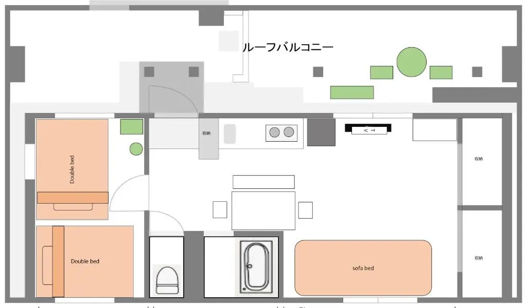 V.Close to Nishi-Shinjuku/FrWIF/ Roof top Terrace