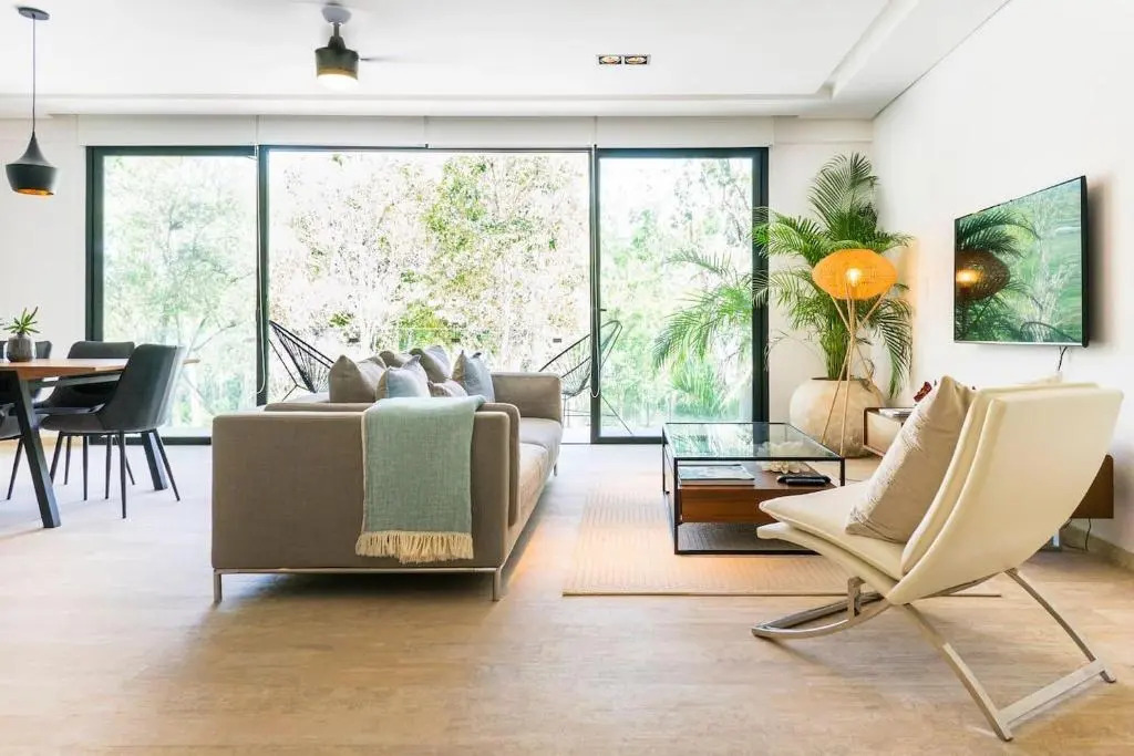 BÄAK- A205-Stylish 2BD with 360 infinity pool and sunset view WiFi
