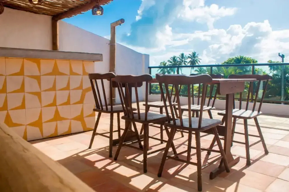 Maravilhosa Casa Amarela 70m da Praia 3 Quartos